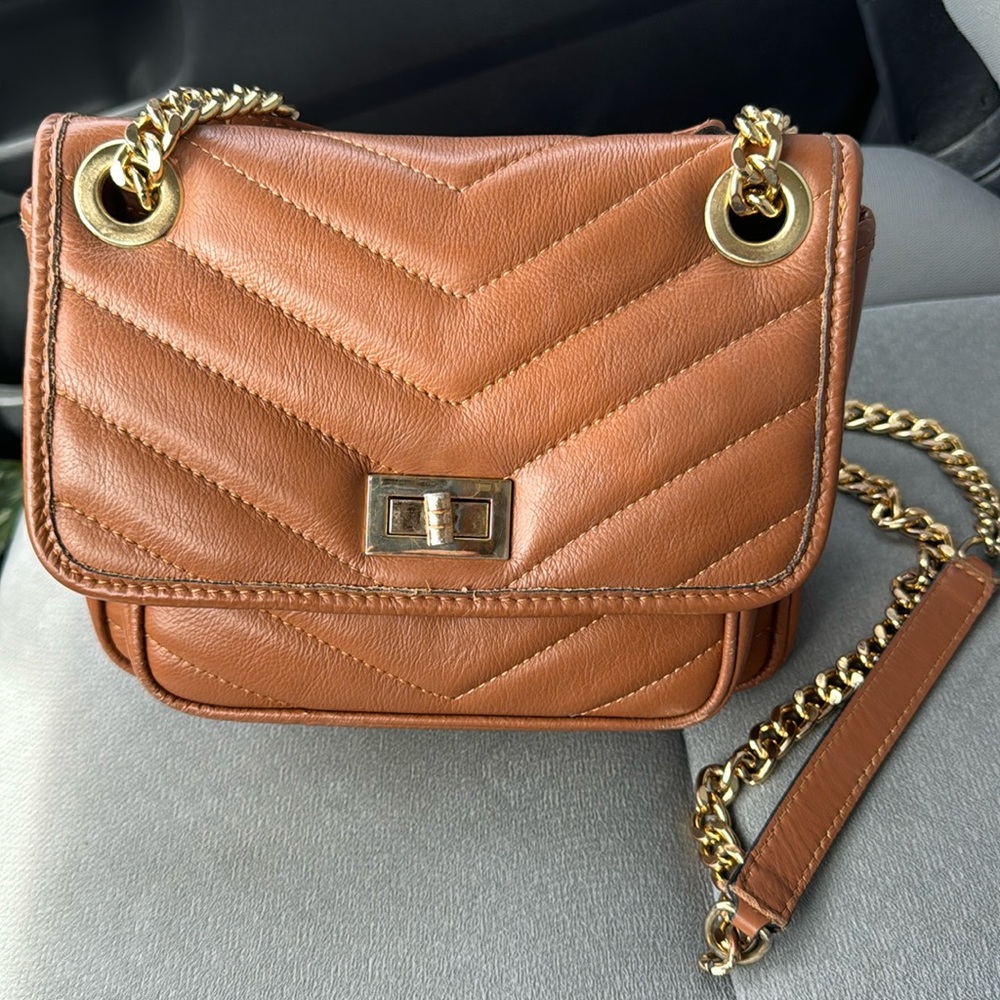 AB Bellucci leather crossbody bag